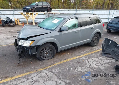 2019 Dodge Journey Se из США, поврежденный, VIN 3C4PDCBB9KT738081